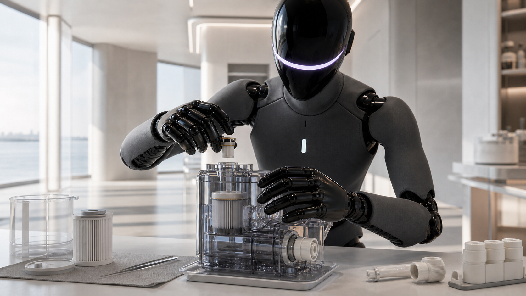 ROBOT / 01 正在维护住宅净化模块