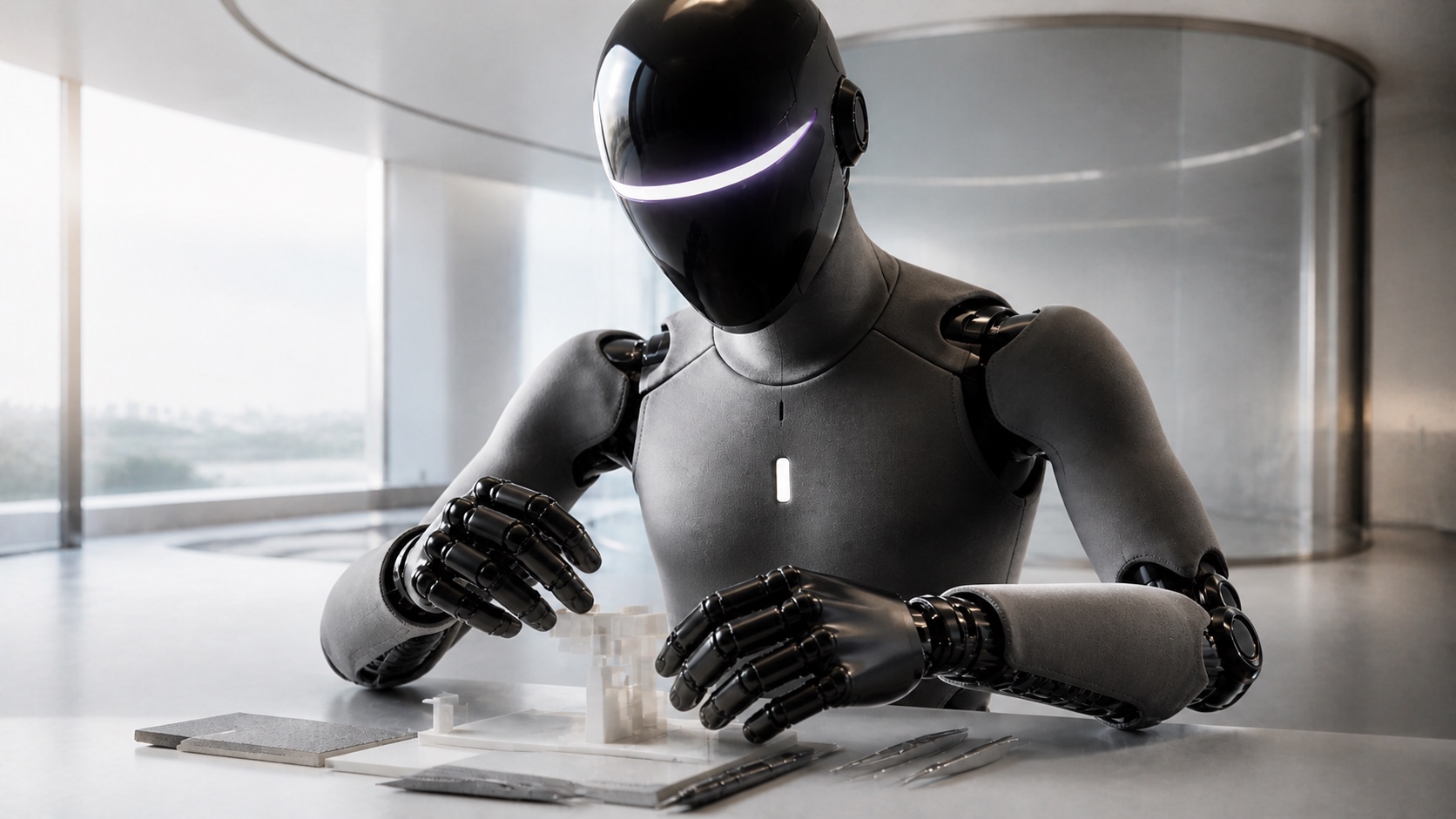 ROBOT / 01 手部与关节控制模块特写